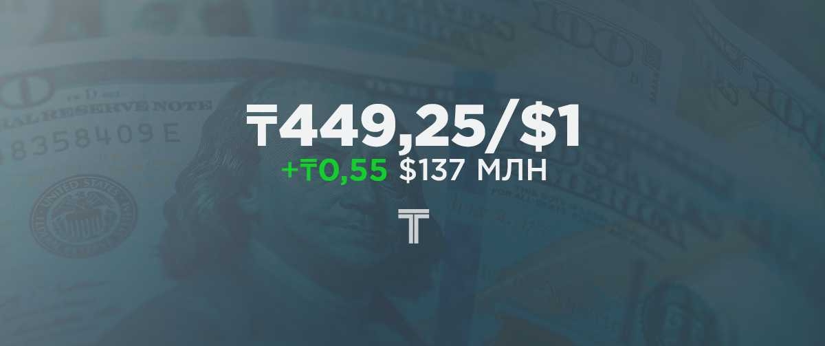 449,25/$1. КУРС ТЕНГЕ 31 ЯНВАРЯ